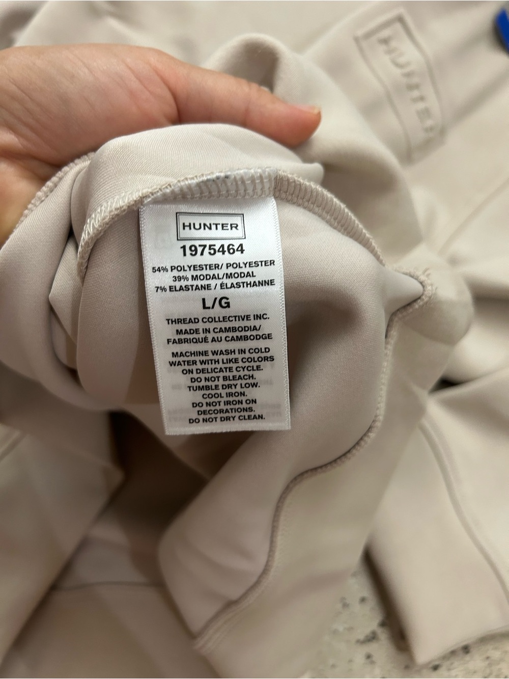 NWT Hunter Men's Sweatshirt tan - Picture 5 of 10